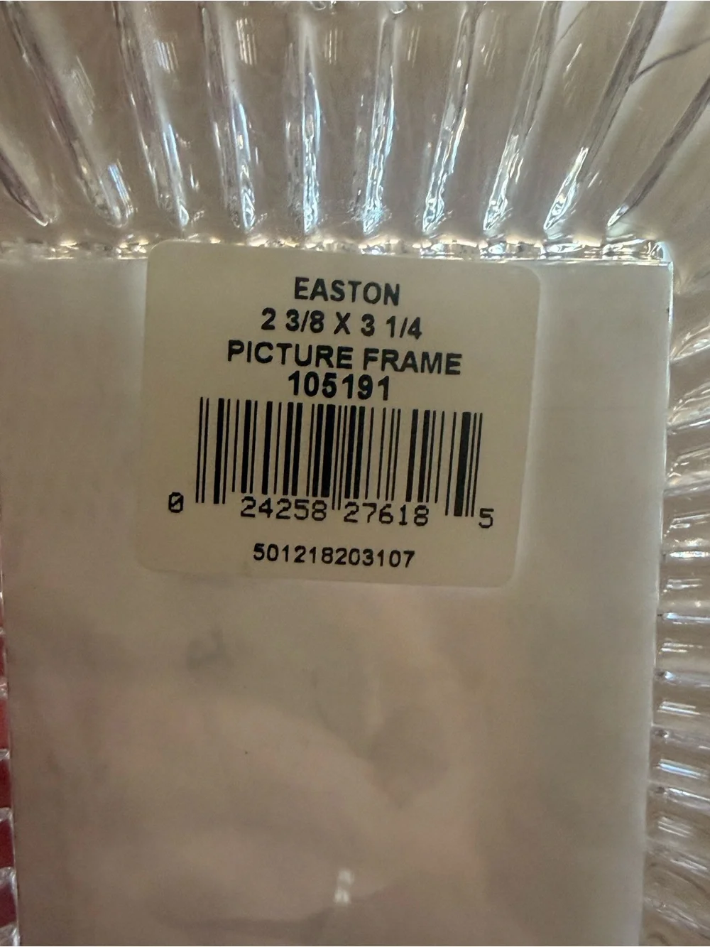 Marquis by Waterford Easton Clear Crystal Picture Frame 2 3/8 x 3 1/4 105191